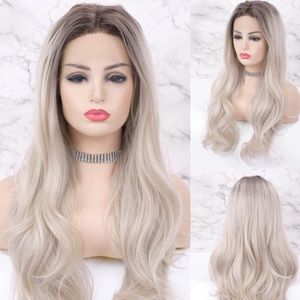 Brown Mix Blonde Lace Front Wig